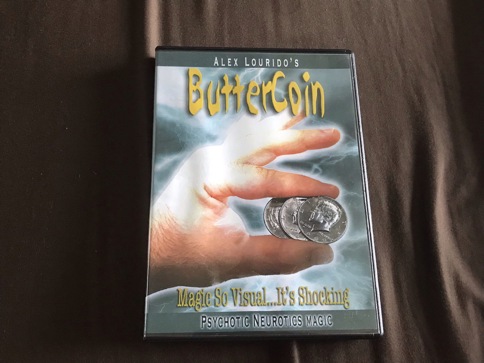 Butter Coin DVD Alex Lourido Mentalism Trick Psychotic Neurotics Magic RARE OOP