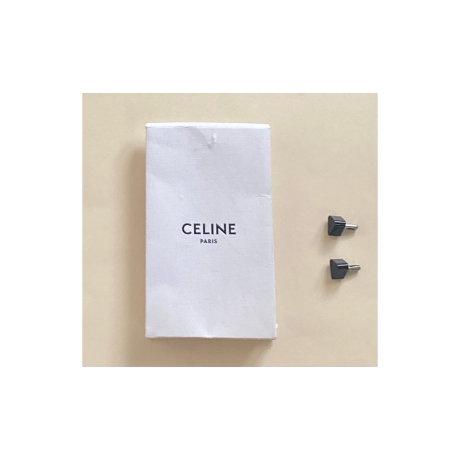 New Celine High Heel Shoe Replacement Tips Spare Lifts Black