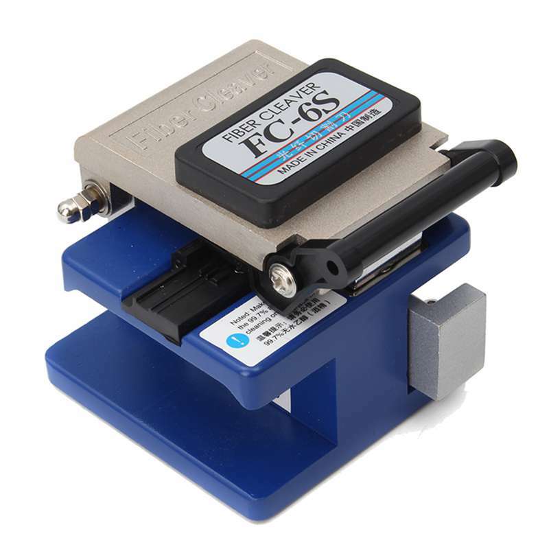 Fiber Optic FTTH Tool Kit with FC-6S Cleaver Optical Power Meter Visual US