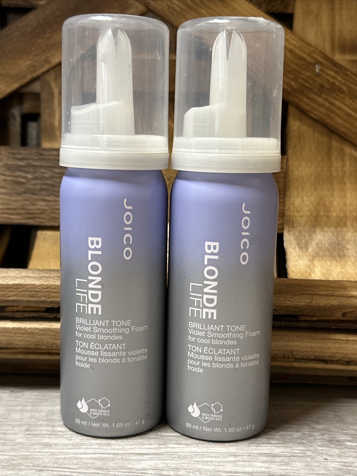 2 - Blonde Life Brilliant Tone Violet Smoothing Foam 1.65 Oz