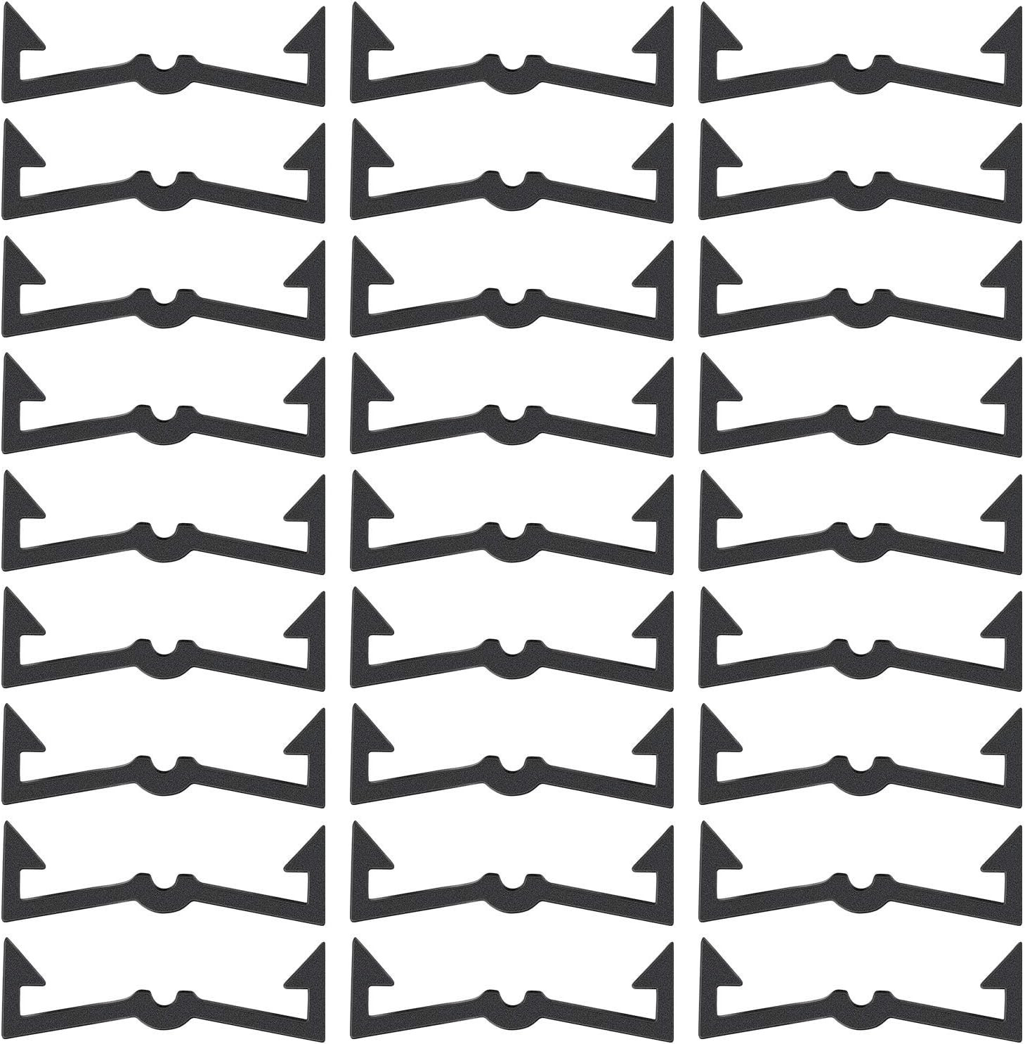 Pegboard Hook Locks Black Plastic Peg Hook Clip Retainers Fixer Board Accessorie