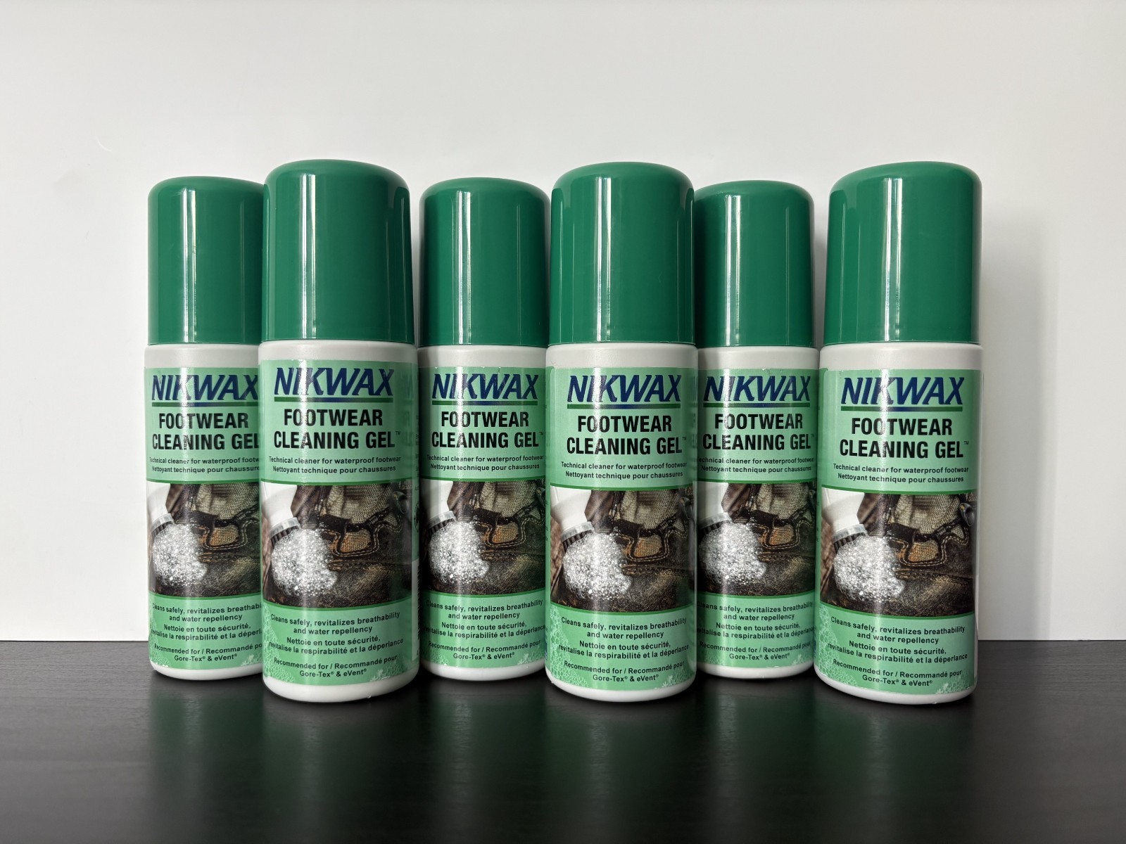 Nikwax | FOOTWEAR CLEANING GEL | 4.2 fl oz / 125ml Bottles | LOT / BUNDLE OF 6