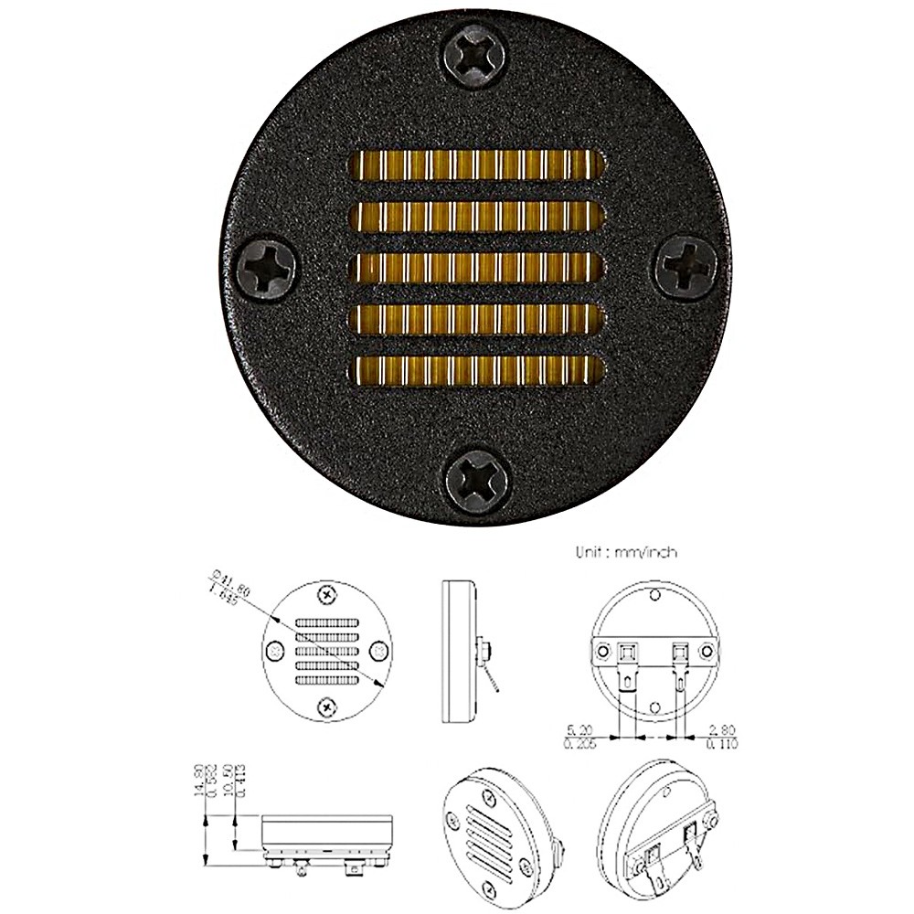 1Pc Mini Air Motion Transformer Speakers Car Speaker For AMT Tweeter Ribbon US