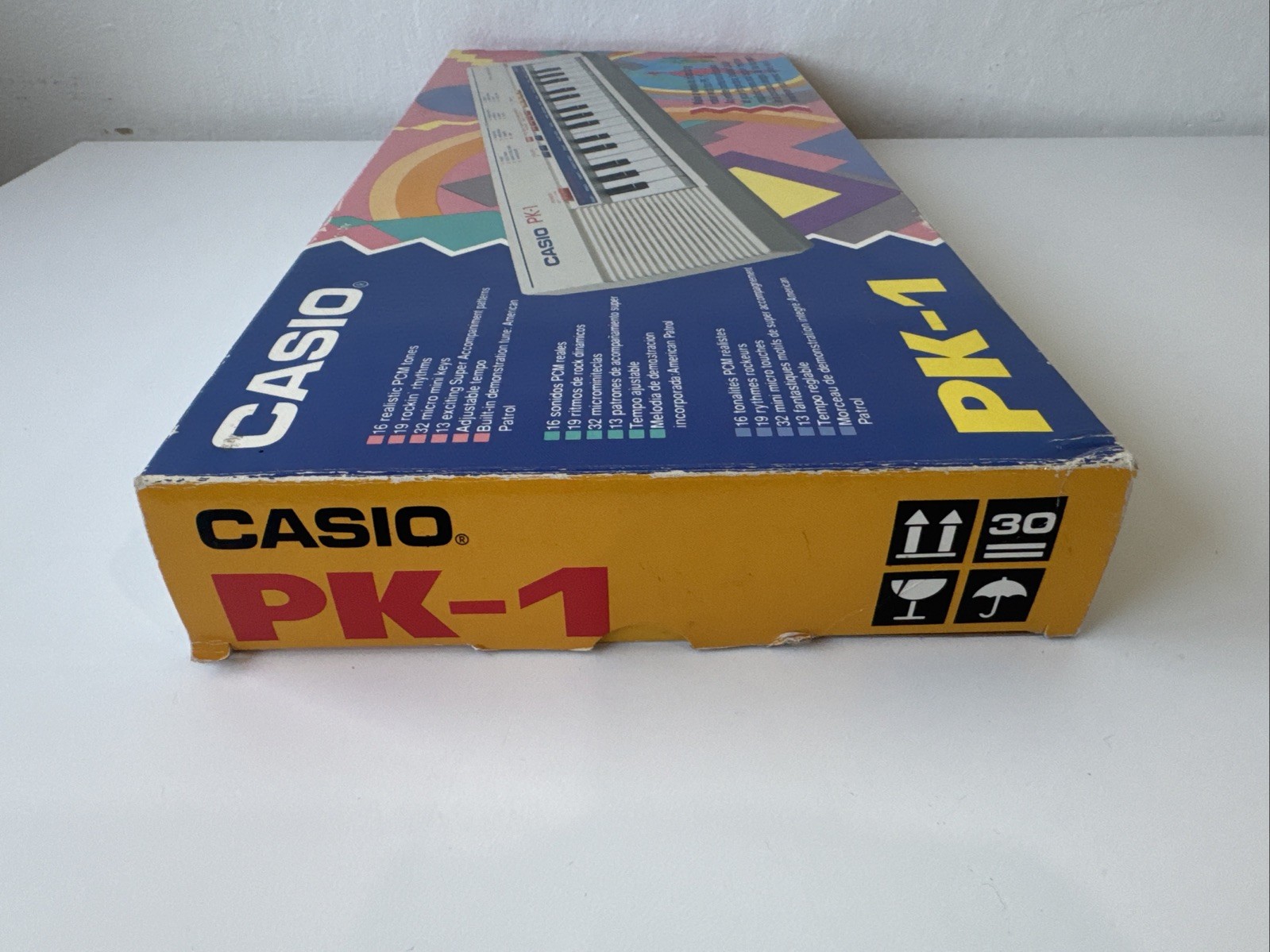 NEW OPEN BOX Vintage Casio PK-1 32-Key Electric Keyboard Pulse Code Modulation