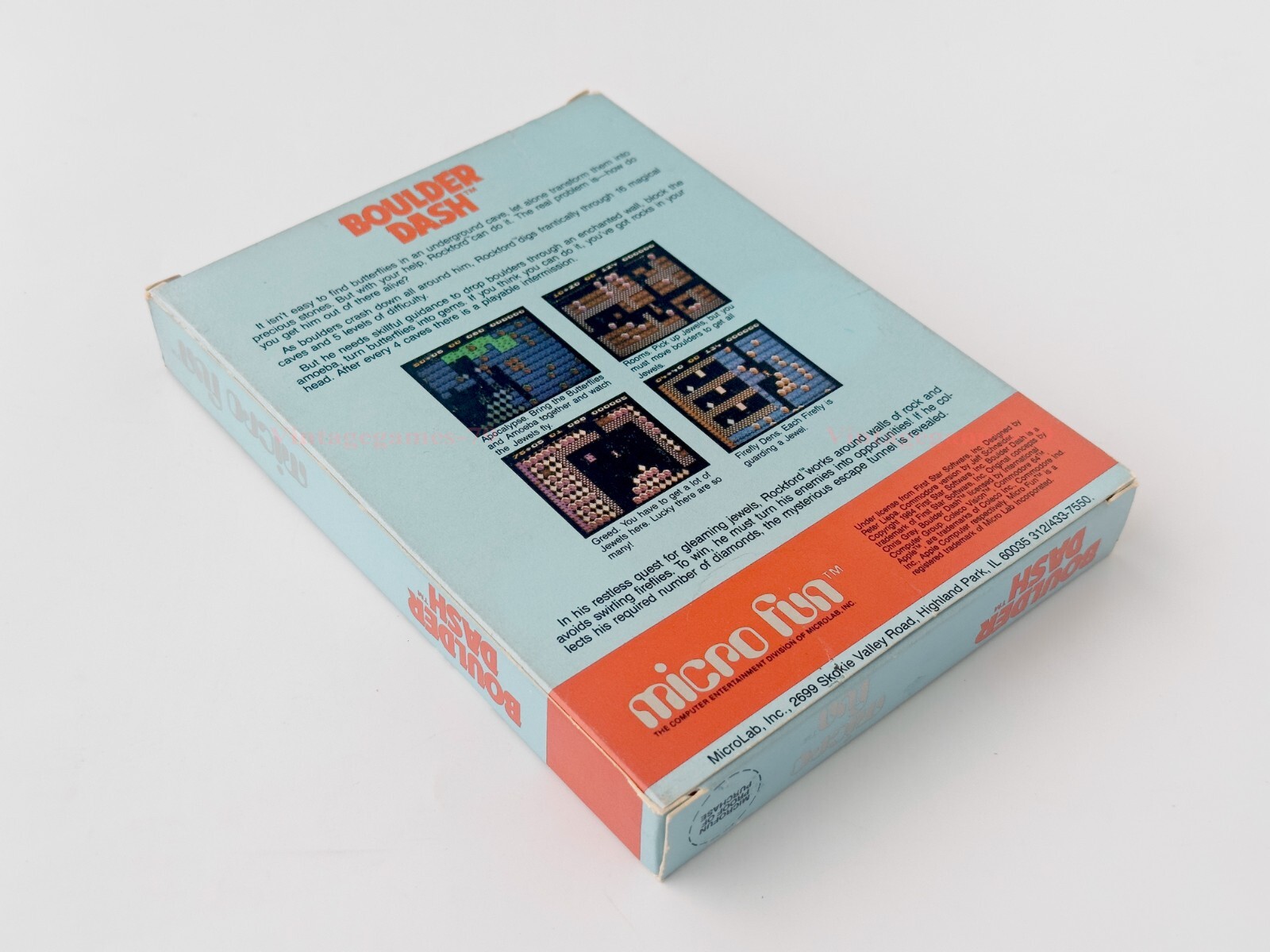 Boulder Dash - Micro Fun - 1984 / Apple II