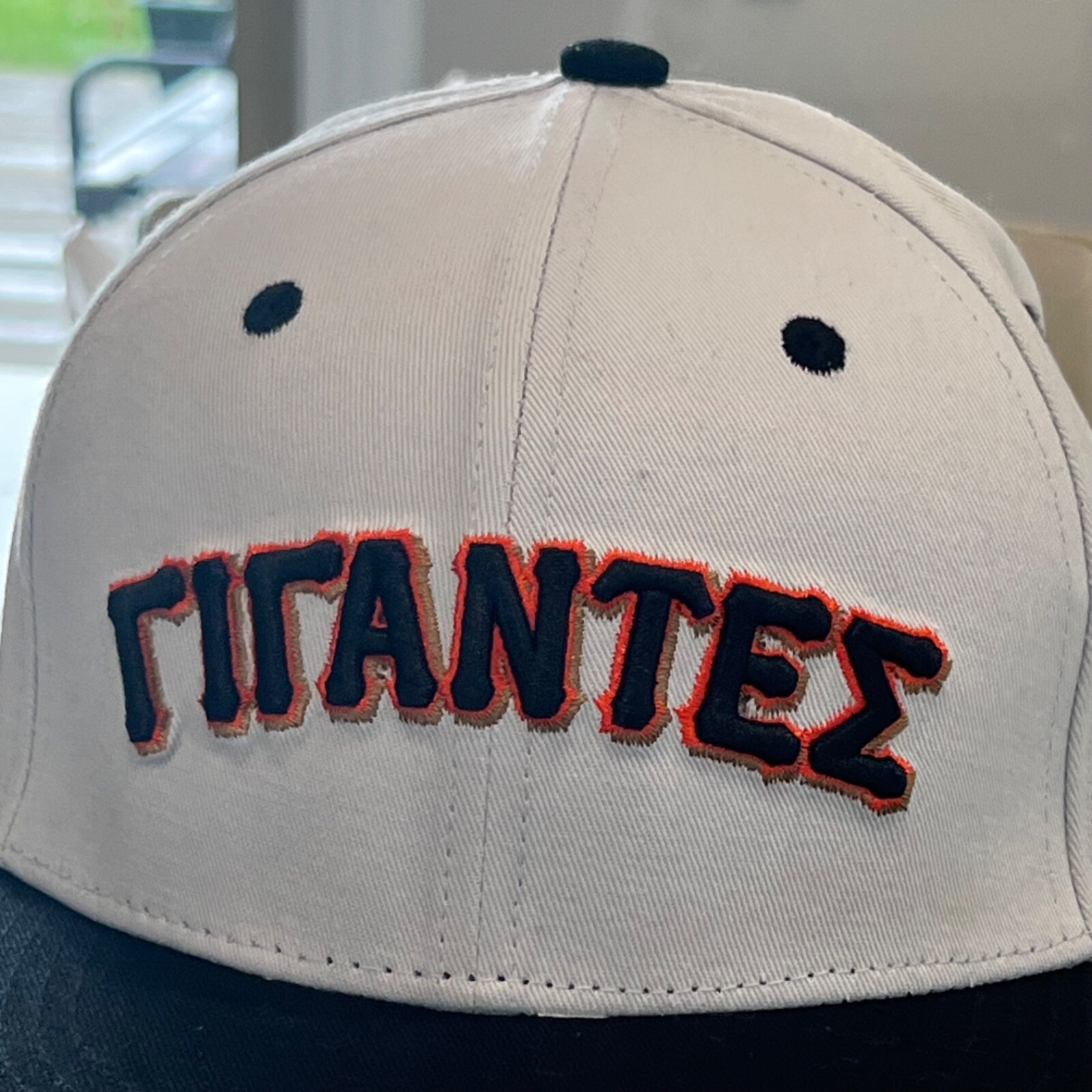 San Francisco Gray Black Orange Melonware rirantez Hat Cap Snapback