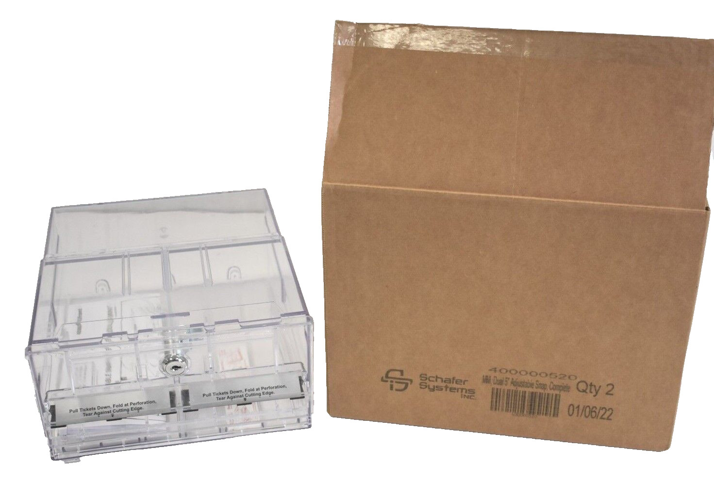 Schafer Systems Dual 5" Adjustable Snap-Together Modular Mini Lottery 2 Pack