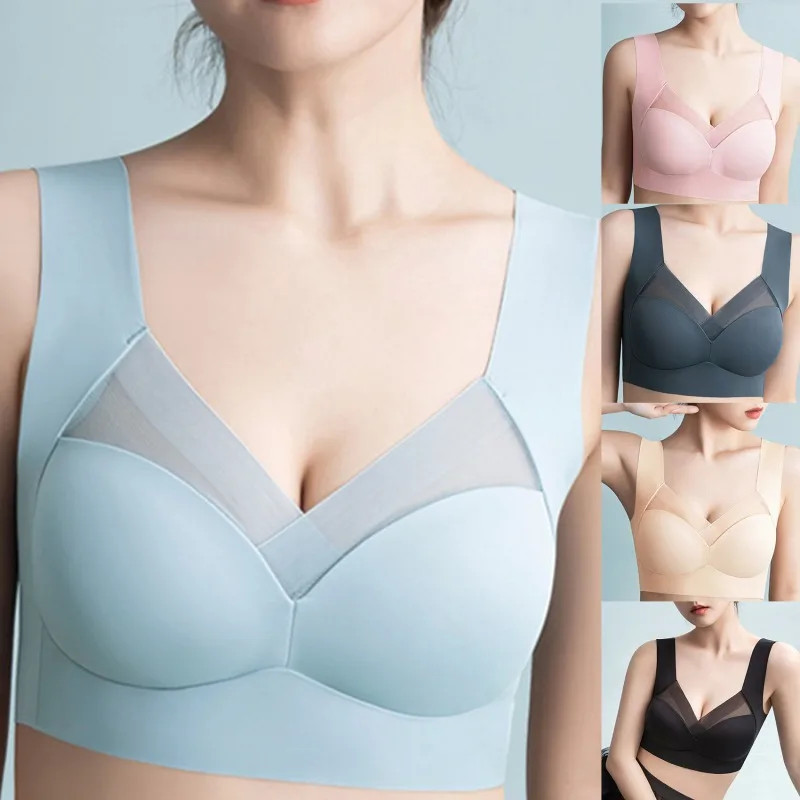 Zen Chic Bra Zenchic - Seamless Sexy Push Up Wireless Bras Fashion Deep Cu