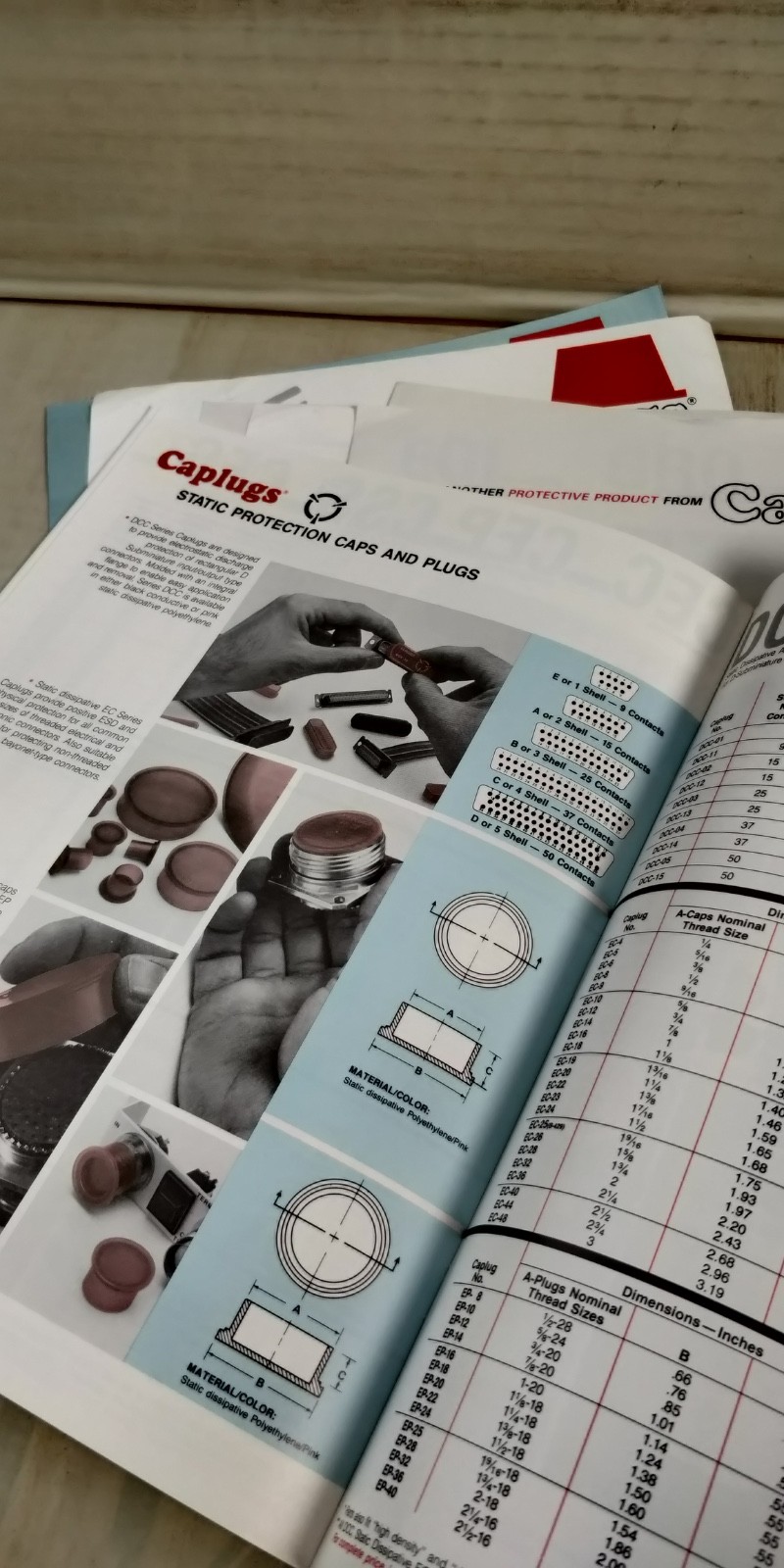 1993 CAPLUGS catalog #593 caps and plugs C7