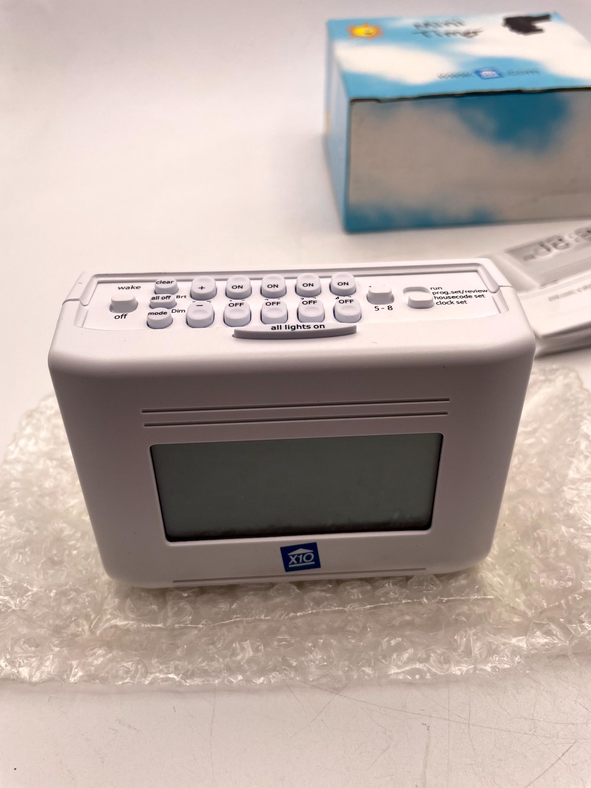 X-10 MT13A Mini-Timer Control Center White Digital Wall Mounted NEED BATTERY