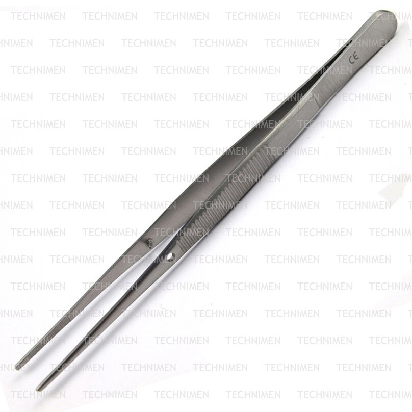 SEMKEN SERRATED DRESSING SURGERY DENTAL VETERINARY FORCEPS TWEEZERS 12.5 cm