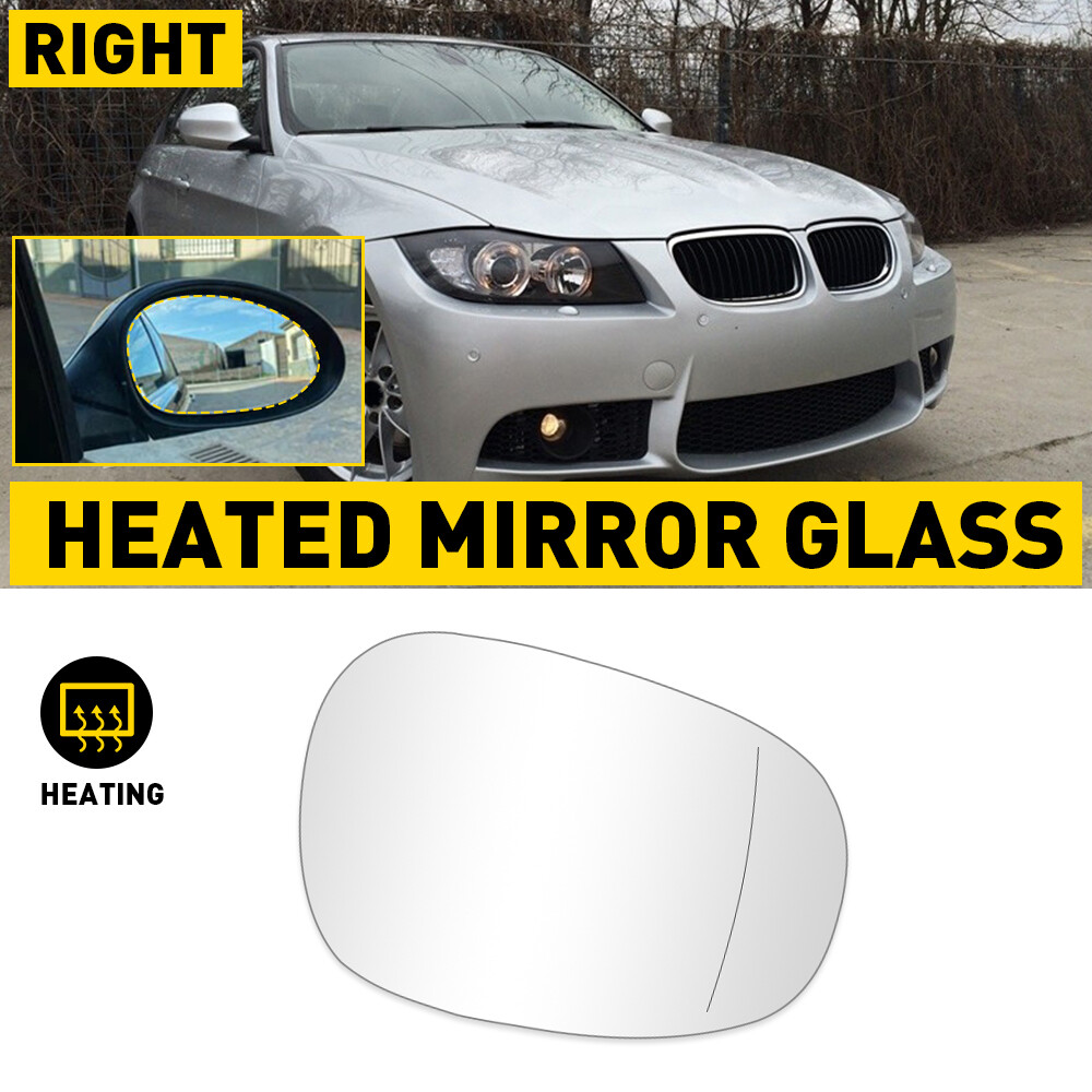 Right Side Mirror Glass Heated For BMW E81 E90 E91 E92 325i 328i 335i 2009-2013