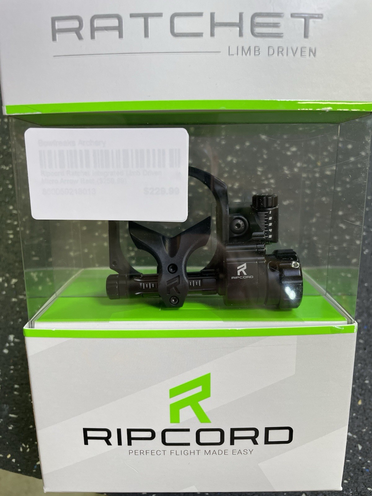 New Ripcord Ratchet Arrow Rest Limb Driven IMS Micro RH