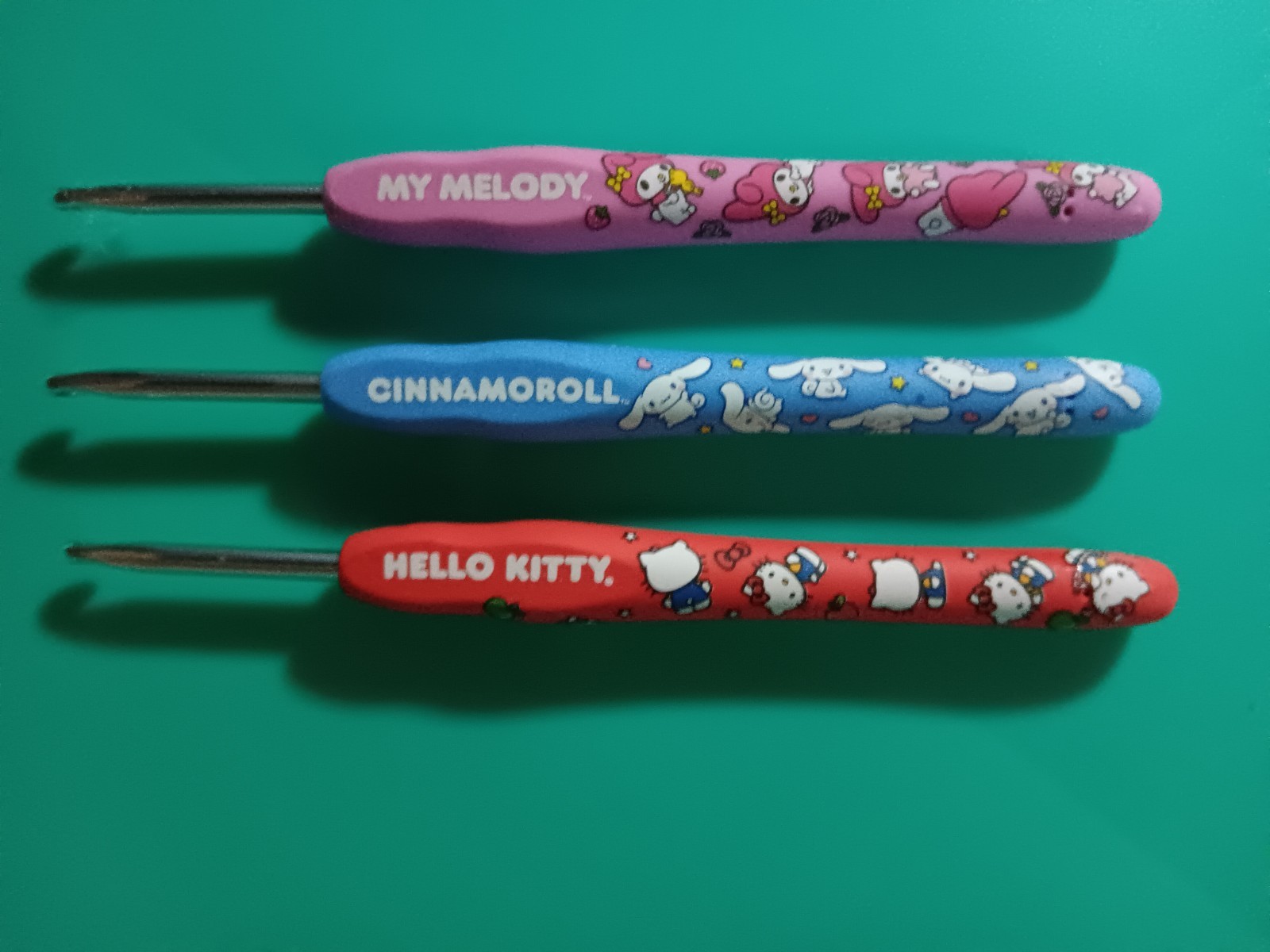The Woobles Sanrio My Melody  - Hello Kitty- Cinnamoroll - Crochet Hooks