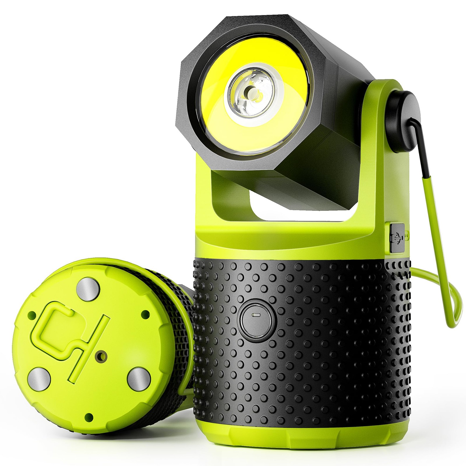 LED Camping Lantern, 3000LM Rechargeable Camping Light with 180° Rotatable Sp...