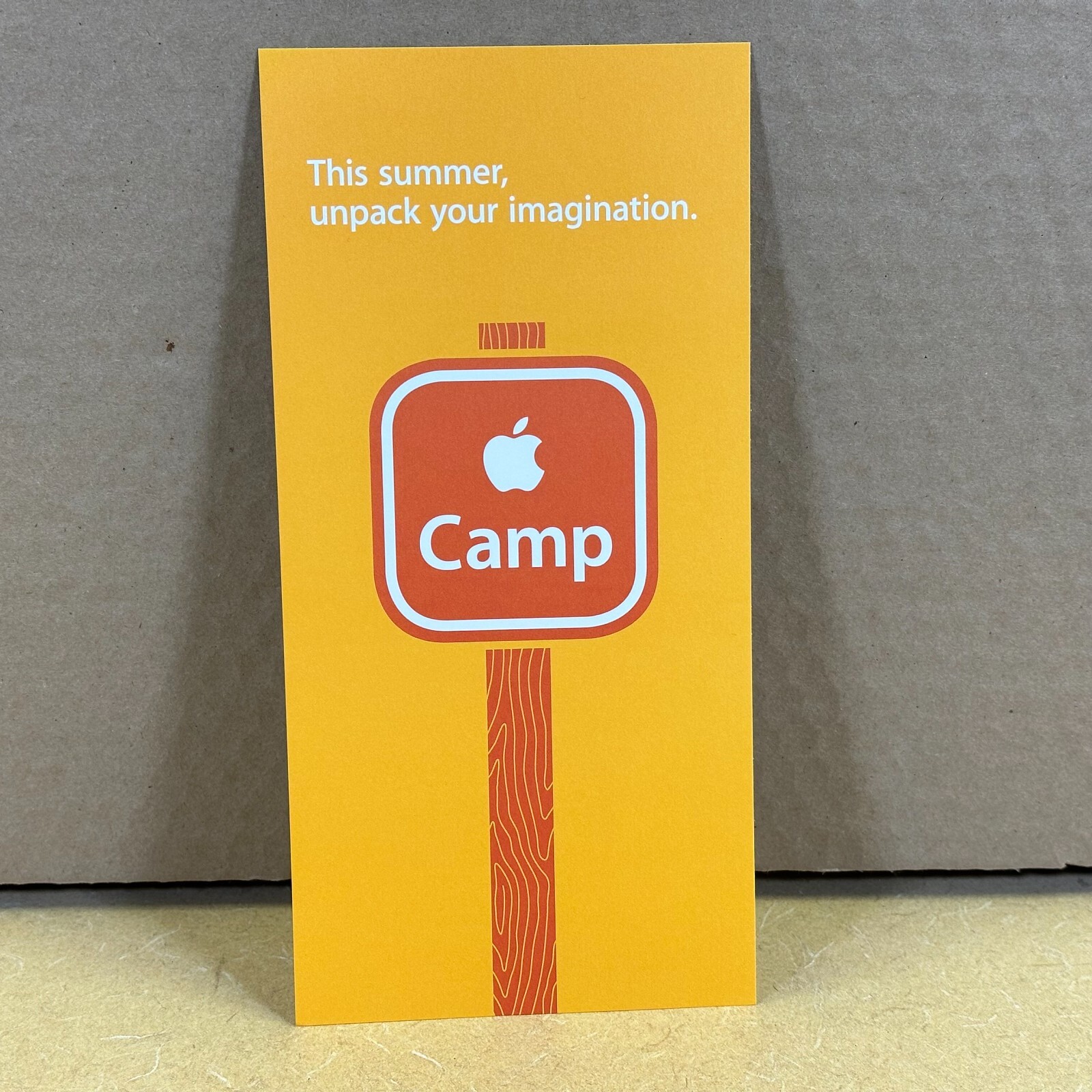 Apple Computer _ Apple Camp Flyer 2005 _____ Very Rare Find vintage