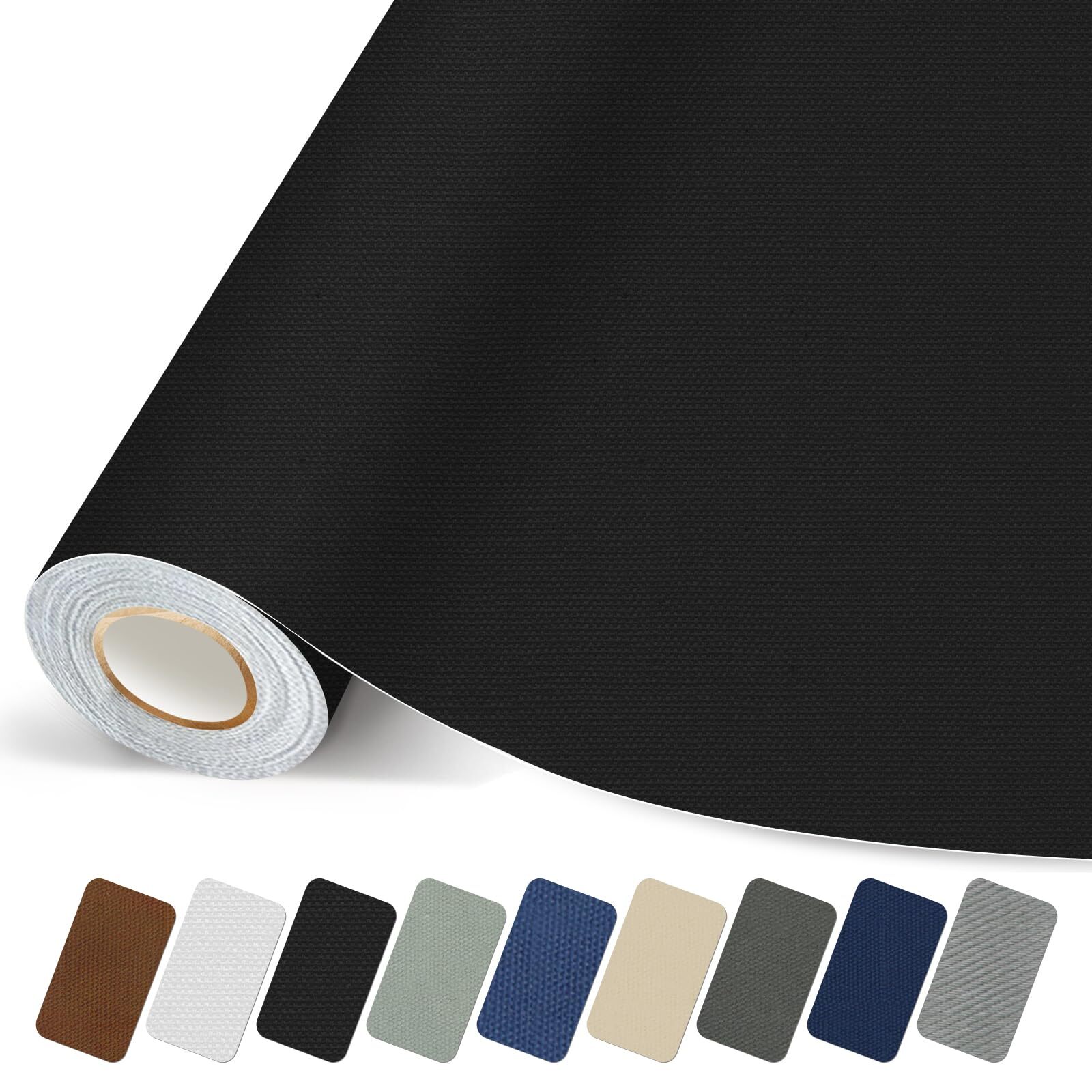 Canvas Repair Patch, 17X79 Inch Strong Sticky Fabric Repair Tape, Self-Adhesi...