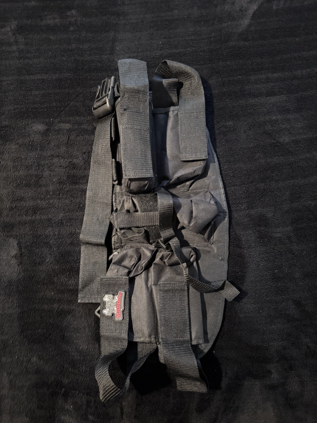 Maddog Paintball Pod Holder Harness Black Holds 6 Other Pods