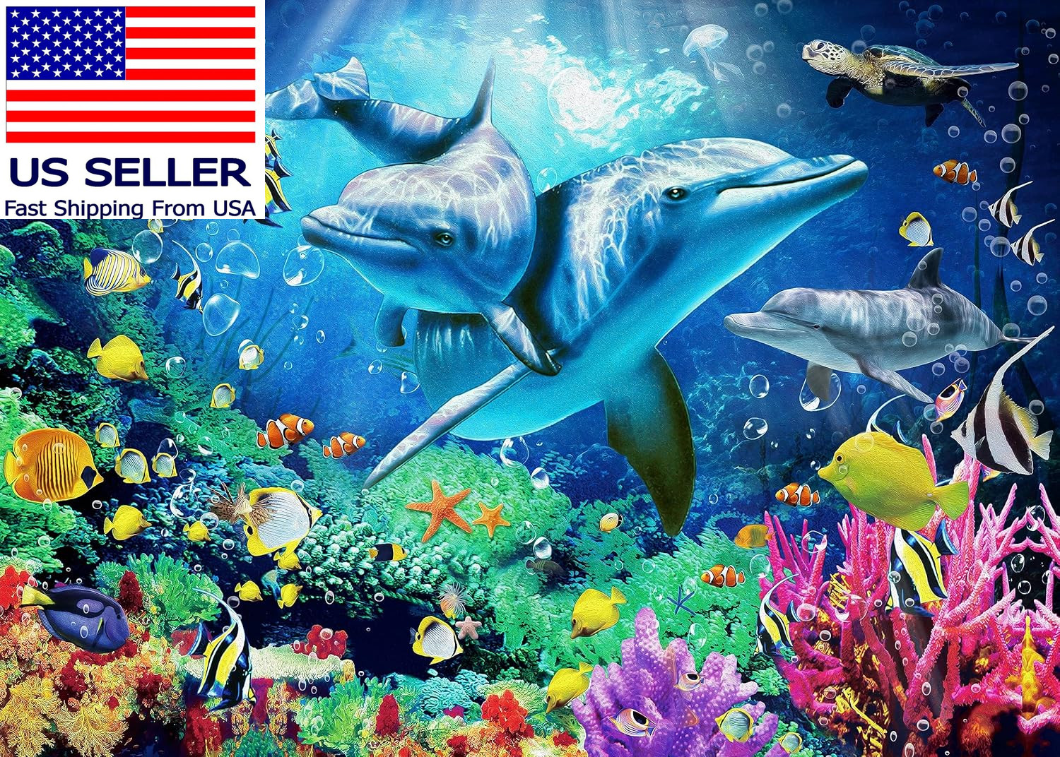 Jigsaw Puzzles 1000 Pieces for Adults, Families (Sea World) Pieces Fit Together