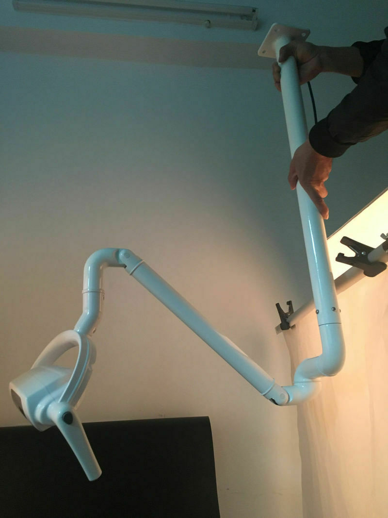 360°Dental Ceiling Mounted Arm 6 LED Sensor Shadowless Dental Operating Lamp CE