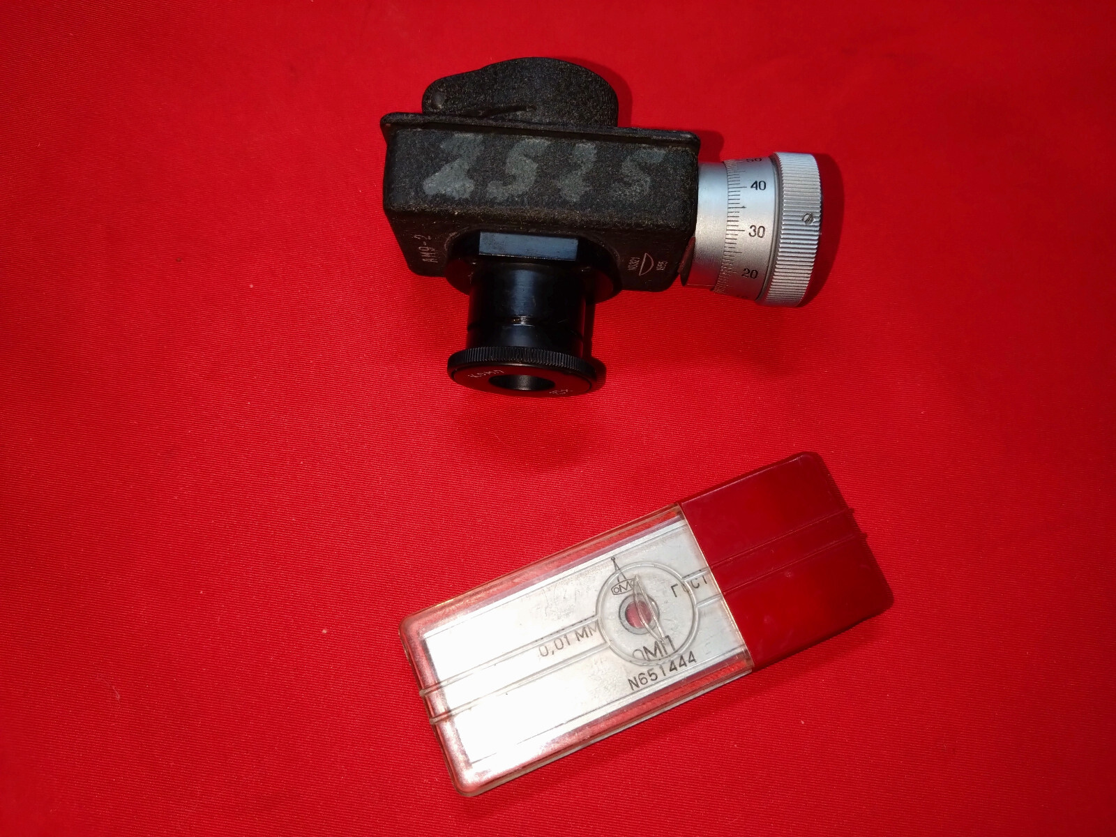 Ocular Micrometer AM9-2 1-15x 1955 for microscope USSR