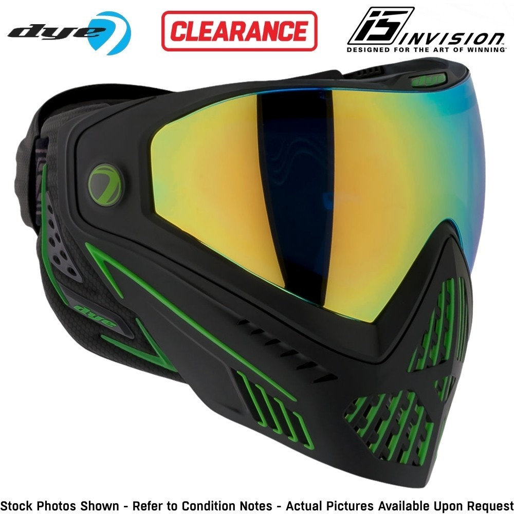 CLEARANCE Dye I5 2.0 Thermal Paintball Goggle Goggles Mask - Emerald 2.0