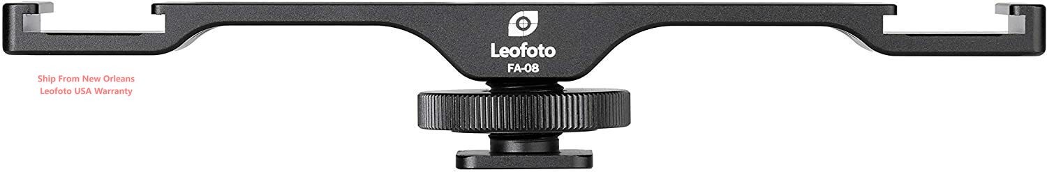 Leofoto FA-08 Twin Flash Cold Shoe Adapter
