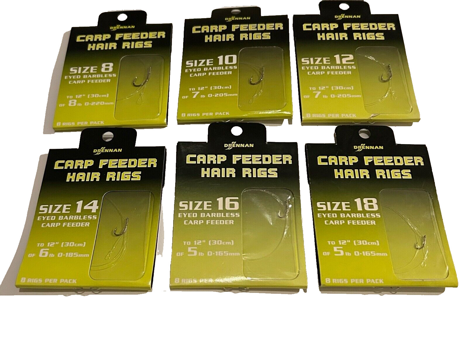 Carp Feeder Hair Rigs Eyed Barbless
