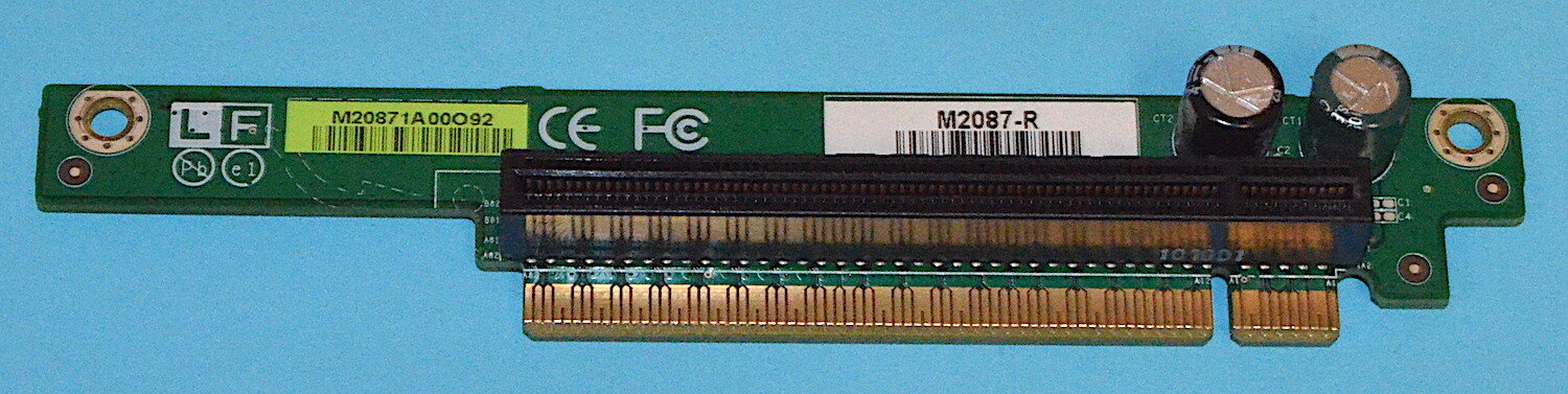 Riverbed M2087-R PCI Express X16 Slot Riser Card *Used, Working*