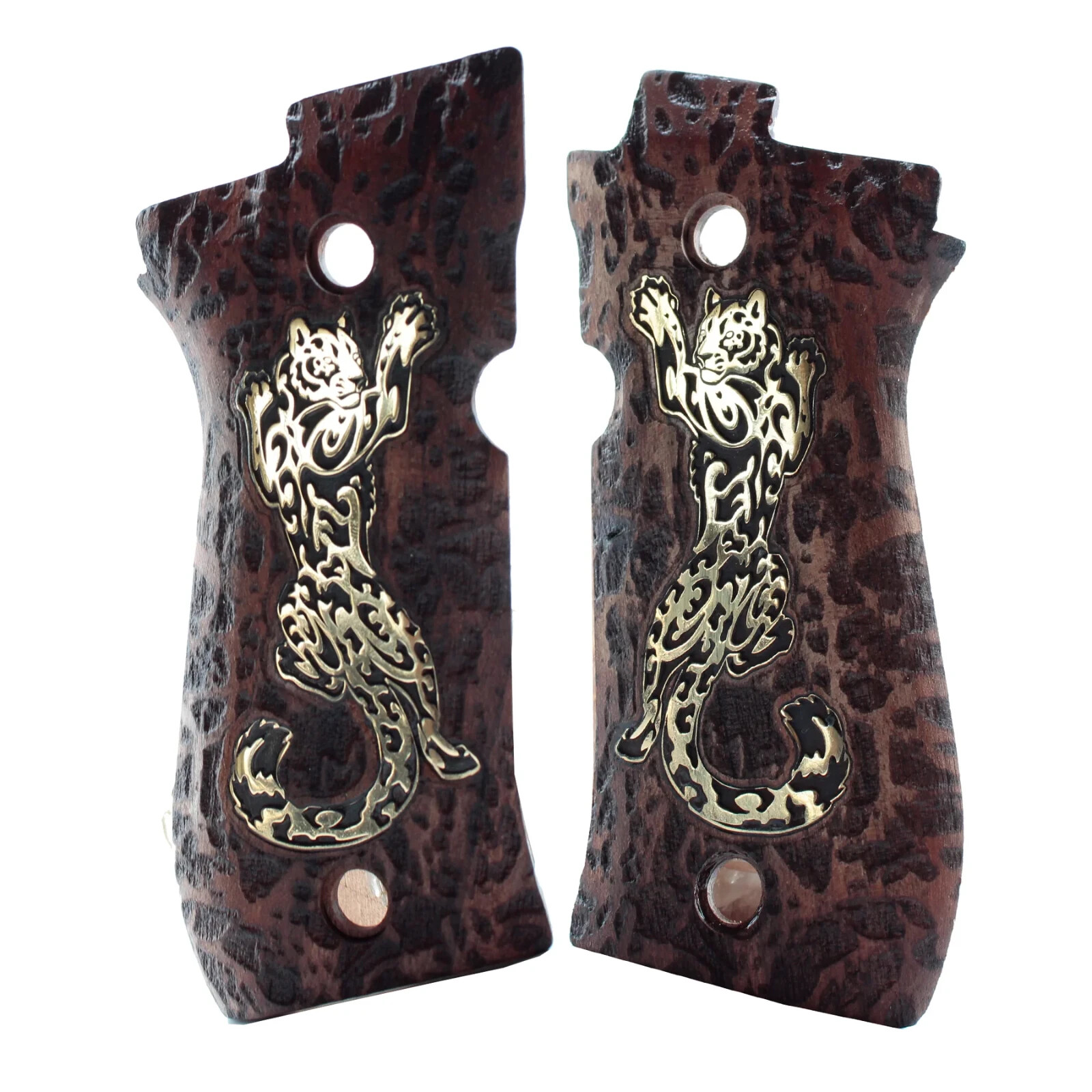 Beretta 81F 81FS 84F 84FS 81BB 84B PISTOL GRIPS TURKISH Walnut Wood Grip Set New