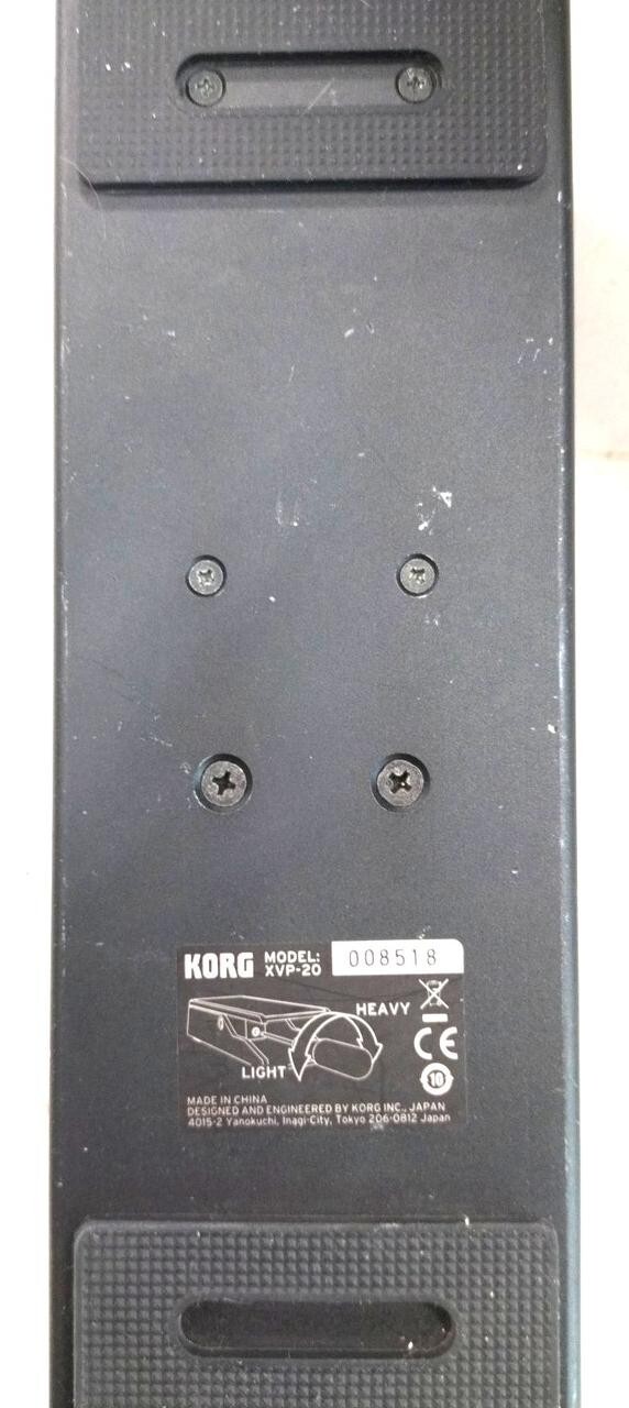 Used KORG XVP-20 Volume Expression Pedal Foot Controller Black