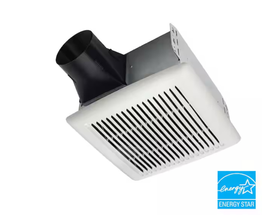 Broan NuTone 80-110 Selectable CFM, Room Side Installation, Bathroom Exhaust Fan