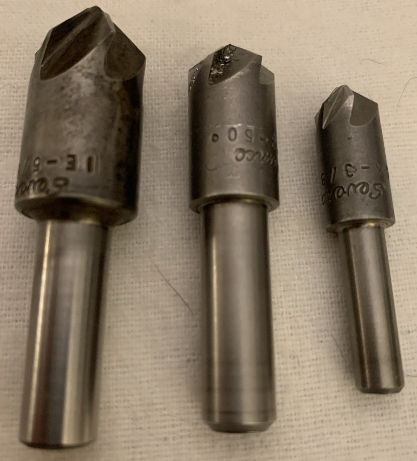 Severance Countersink Set 41, 45 & 50 Degrees~ Set Of 3