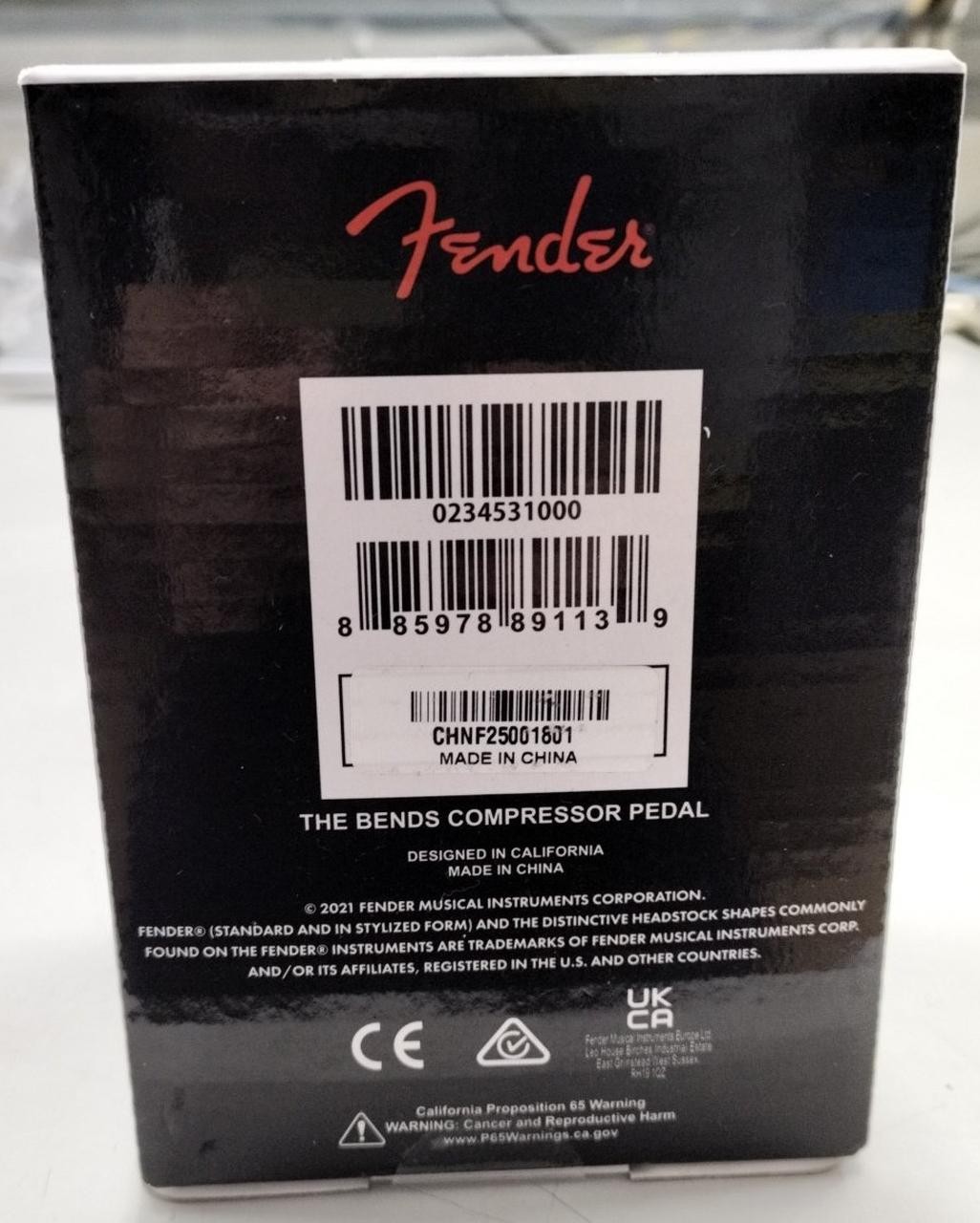 Fender THE BENDSCOMPRESSOR Pedal Unopened
