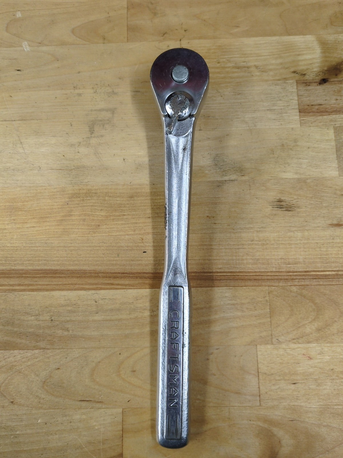 Vtg Craftsman-v-Series Ratchet 1/2" Drive Oil Port US CAN Patent date 1967