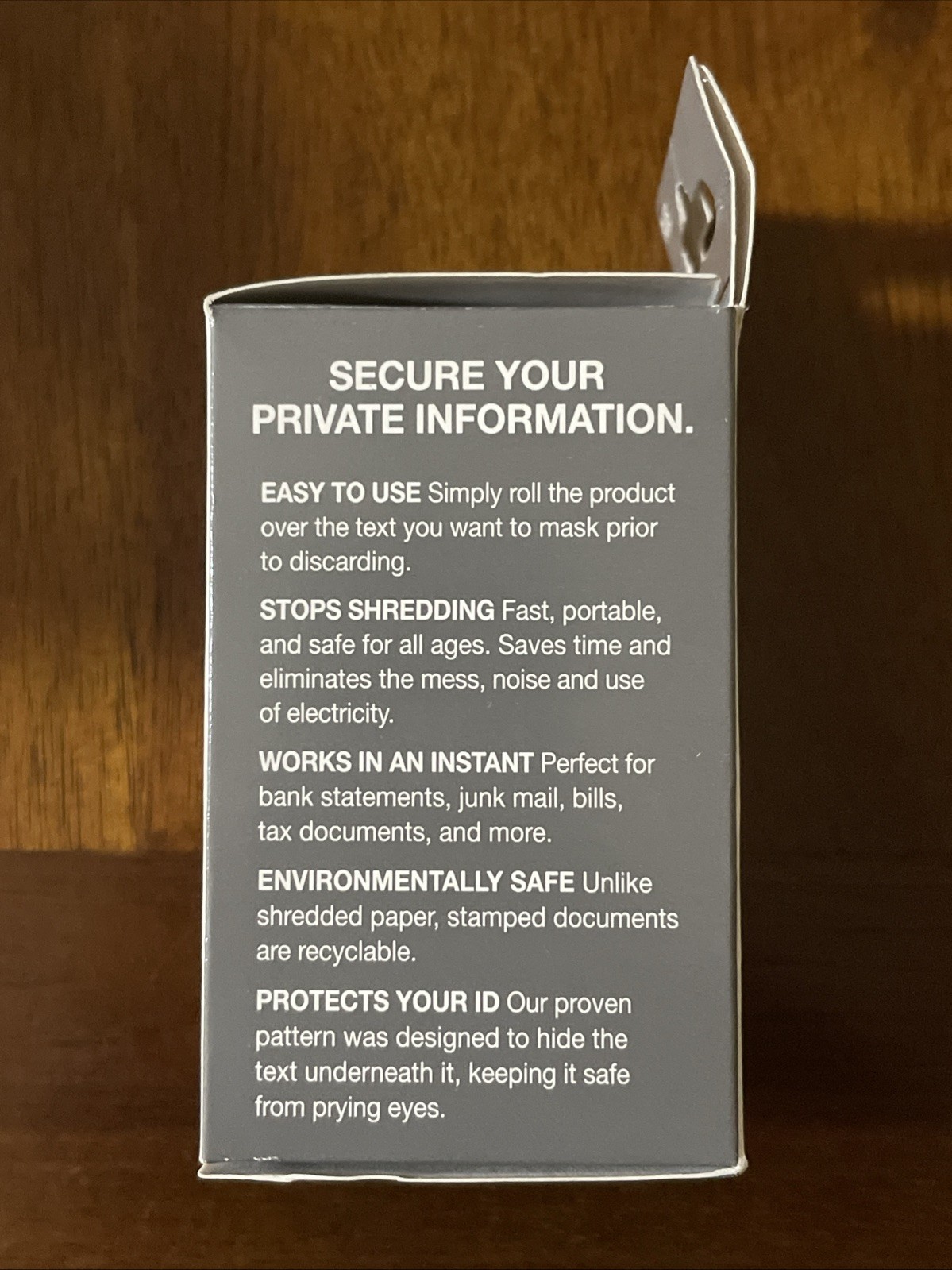 Guard Your ID Advanced Roller Stamp for Privacy Protection Easy to Use