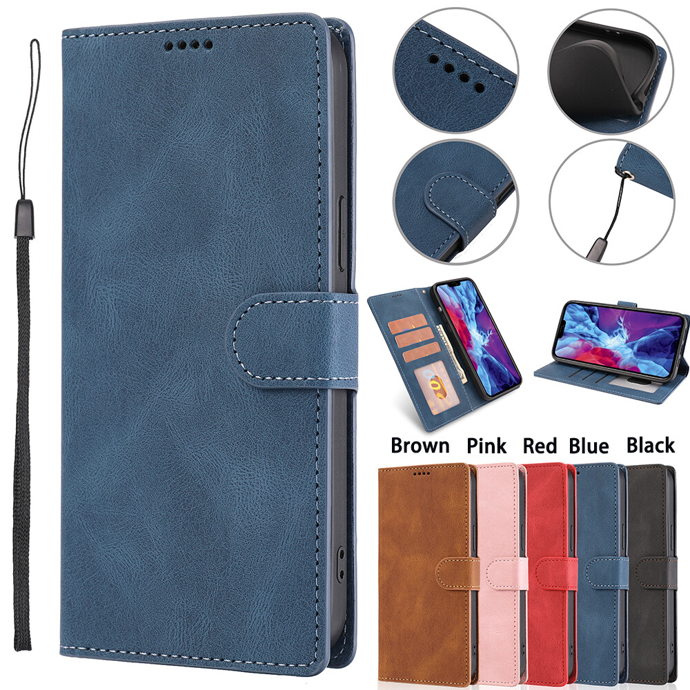 For iPhone 17 Pro Max 16 15 14 13 12 11 7 Magnetic Leather Flip Card Wallet Case