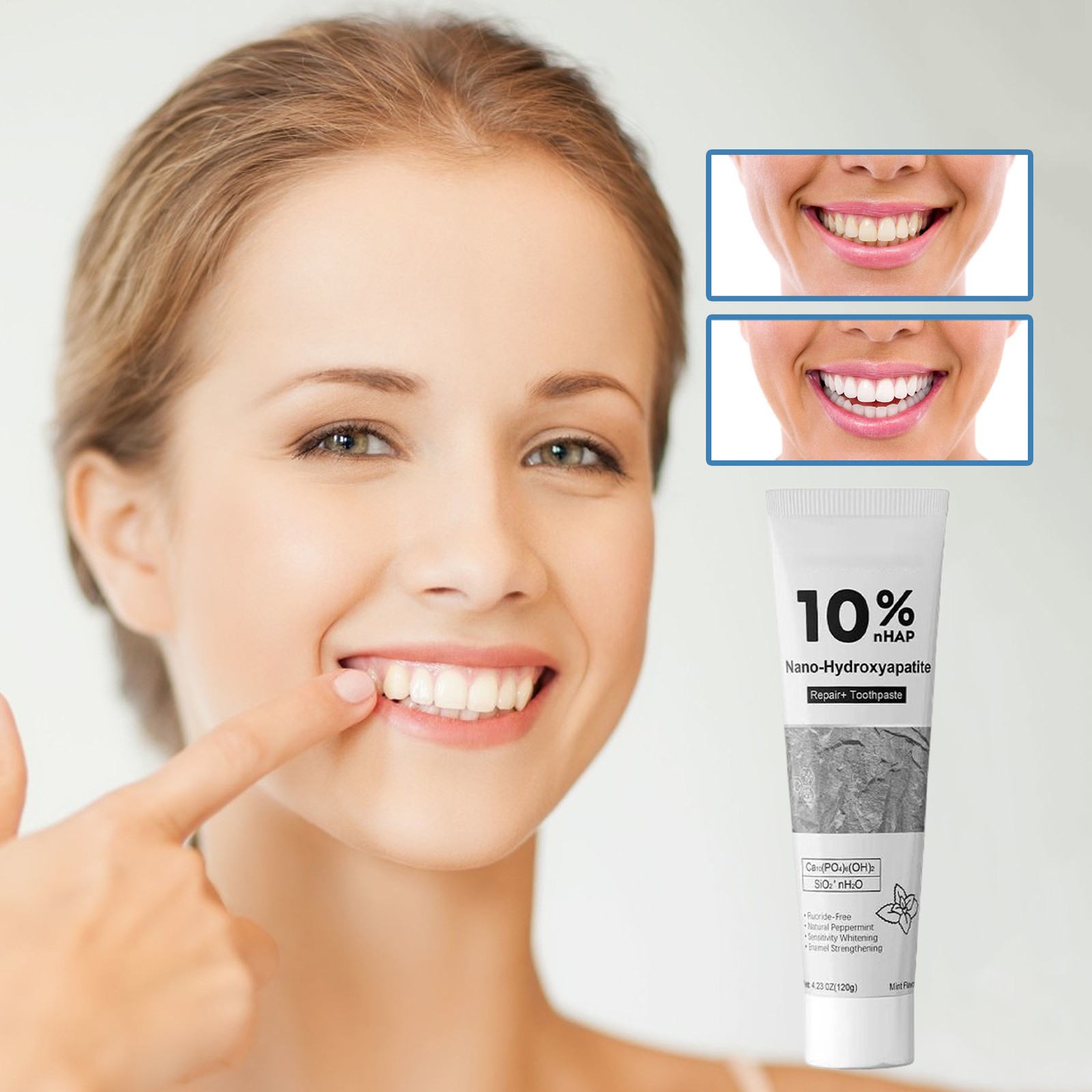 Brightening Tooth Paste Remineralizing Enamel Strengthening Toothpaste Physical