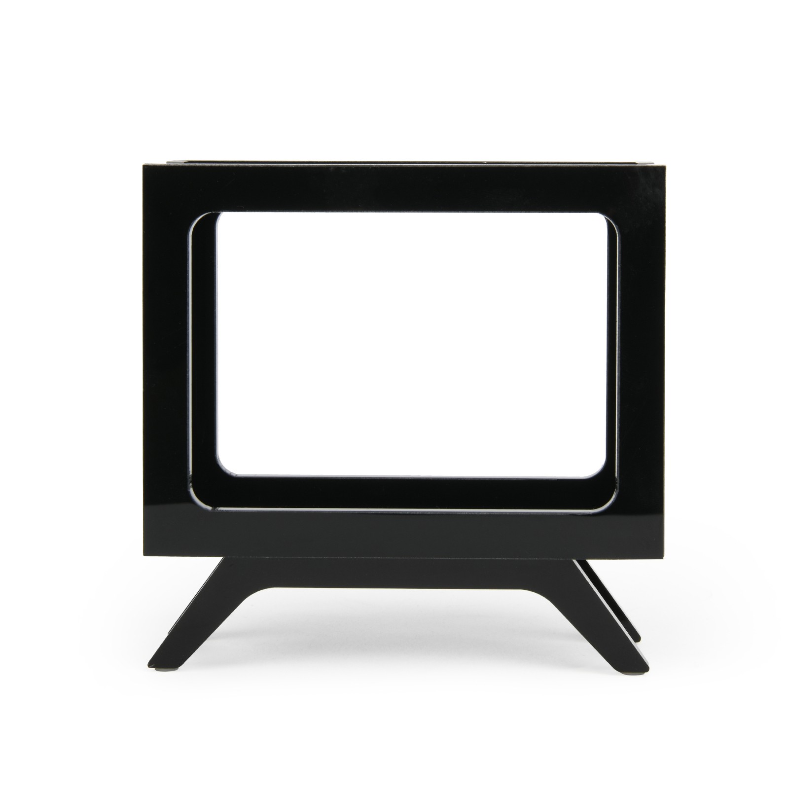 Acrylic Retro TV Desktop Mount Stand Bracket for JBL GO3 GO4 Bluetooth Speaker