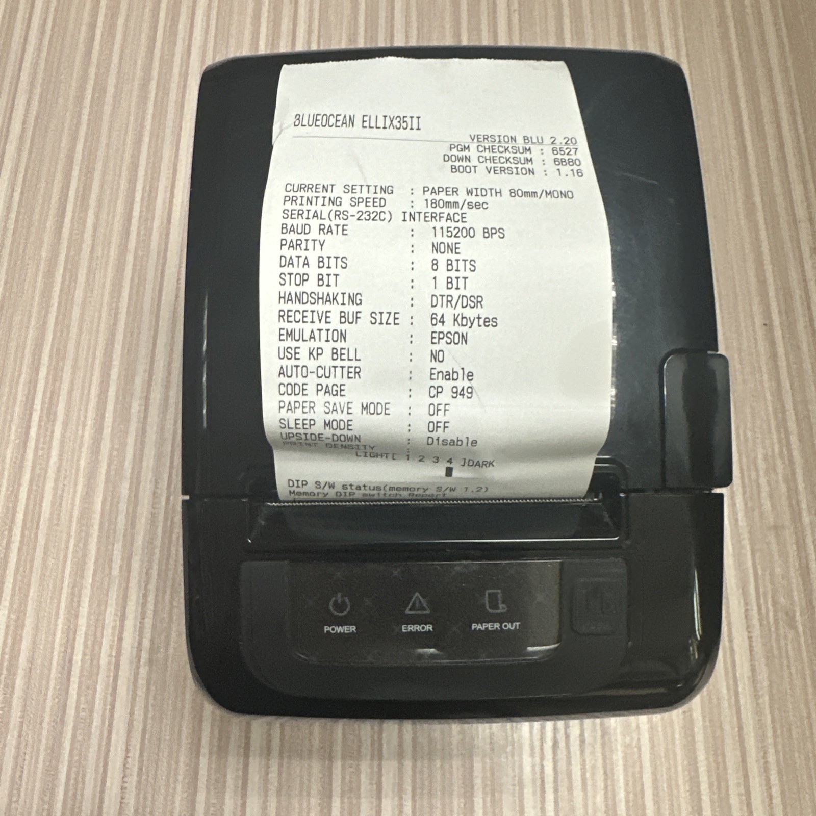 POS Thermal Receipt Printer SAM4S Ellix35 USB/Serial (#040)