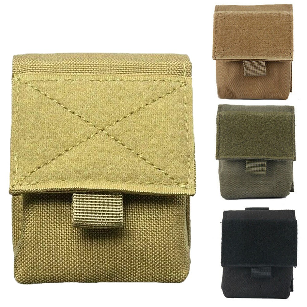 Tactical Cigarette Pouch Molle Small Battery Case EDC Utility Mini Waist Packs