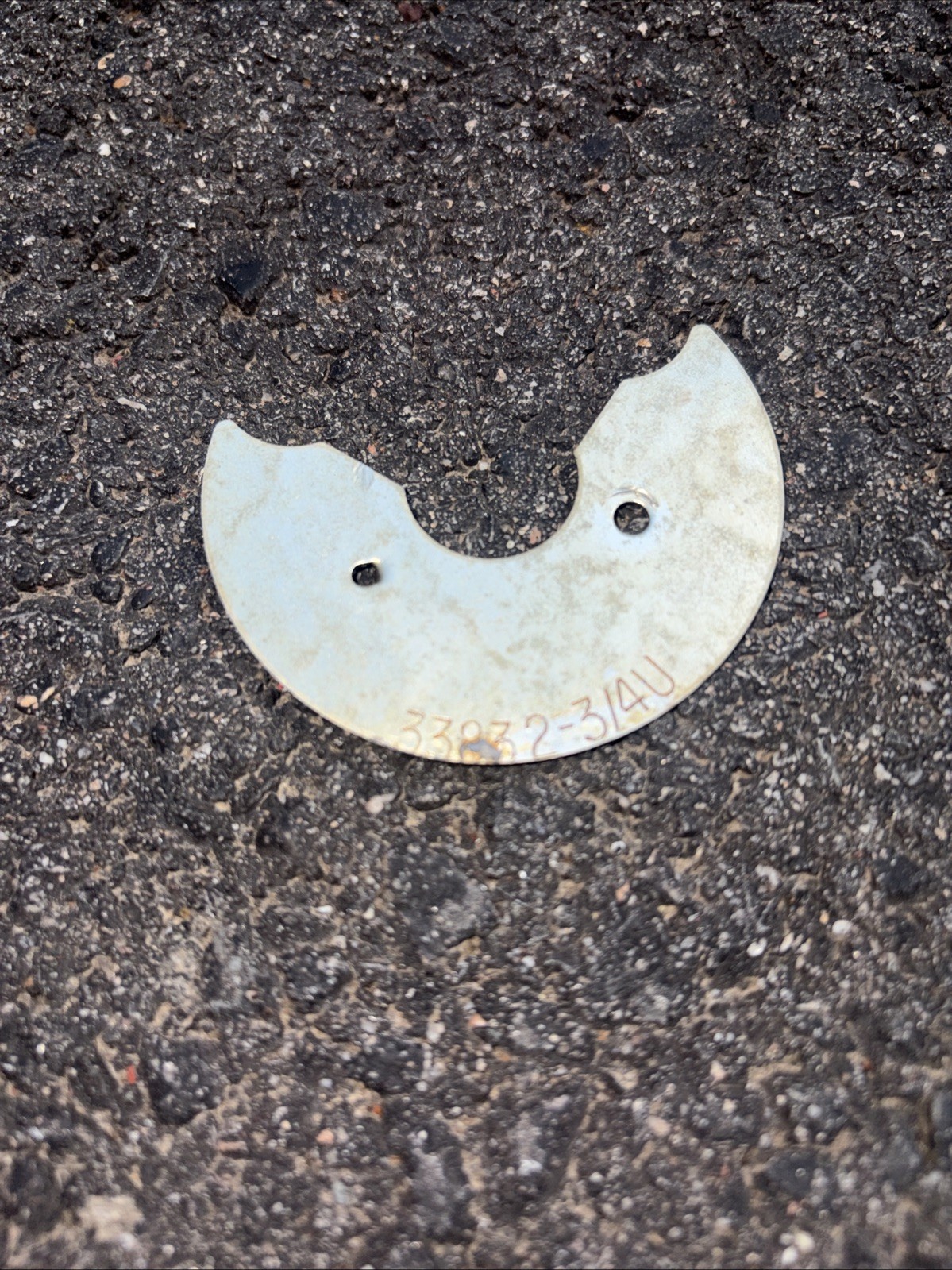 Beckett 2-3/4 U Static Plate 3883