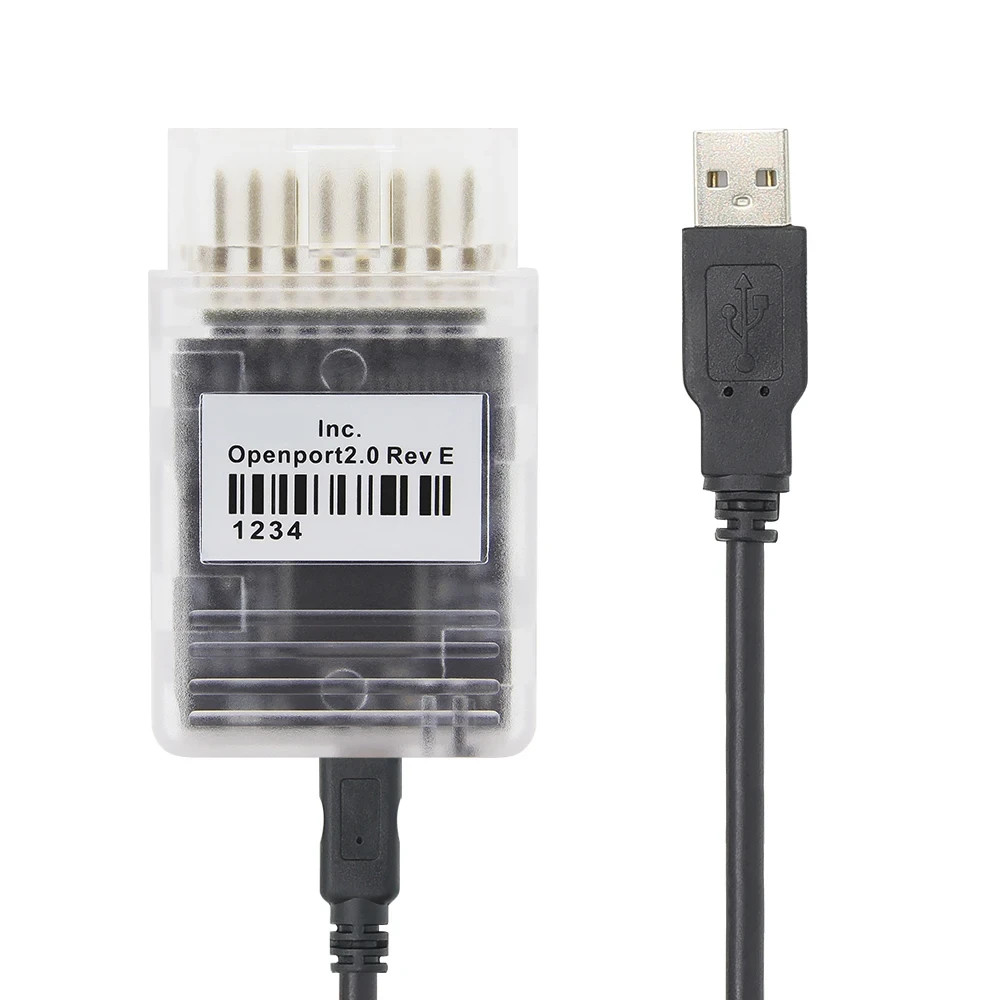 OpenPort 2.0 J2534 USB interface for vehicle diagnostics and ECU communication