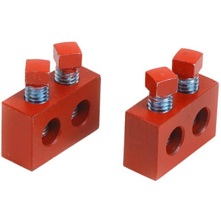 Garage Door Torsion Spring Repair Blocks Red Wire Sizes .375 - .4305 Pair