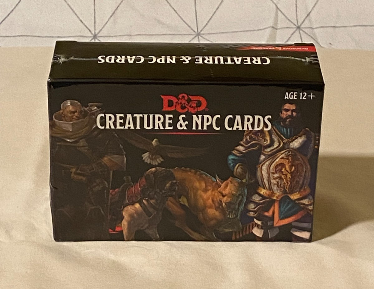 D&D Dungeons & Dragons Creature & NPC Cards Brand New Factory Sealed 182 Cards