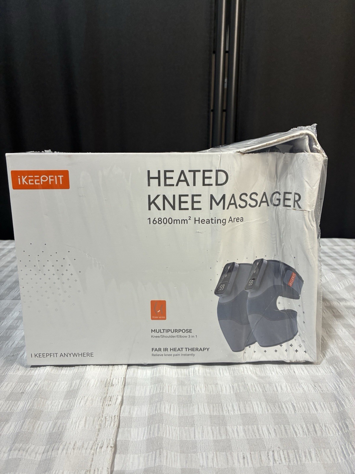 iKeepFit Heated Knee Massager 3-in-1 Knee/Shoulder/Elbow, New With Box Dmg