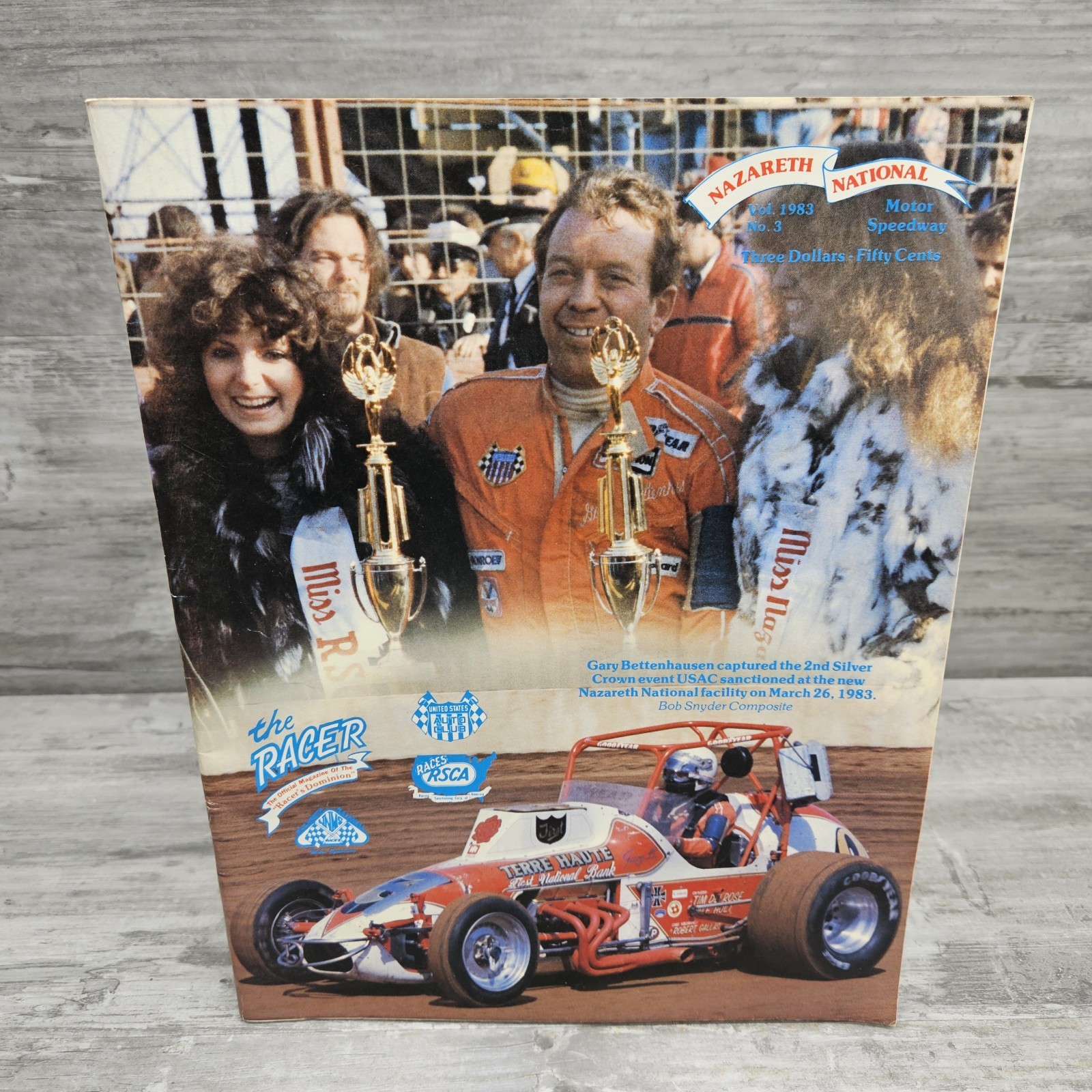 Nazareth National Motor Speedway Auto Race Program #3 1983 The Racer