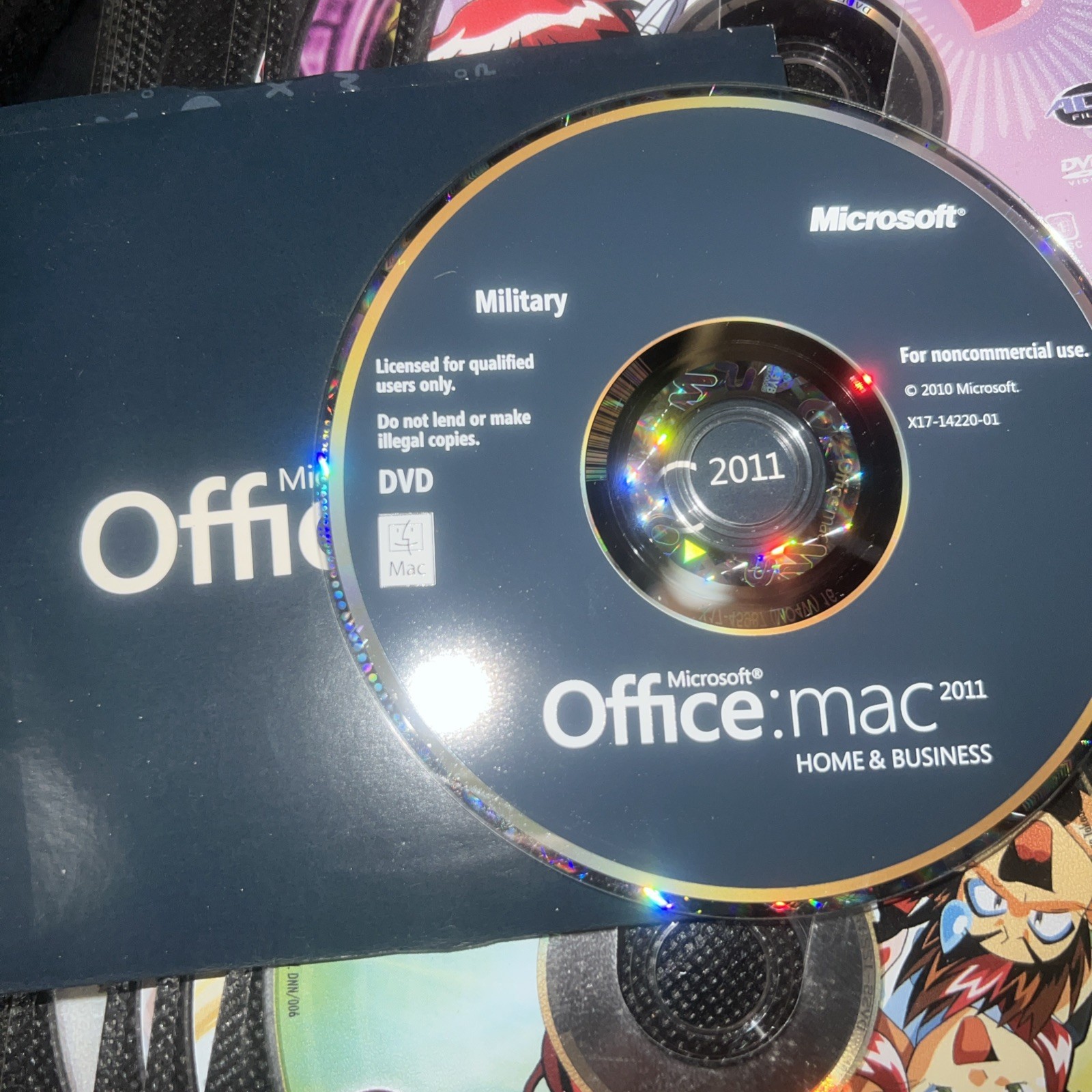 Microsoft Office Mac 2011 Home And Business CD Disc