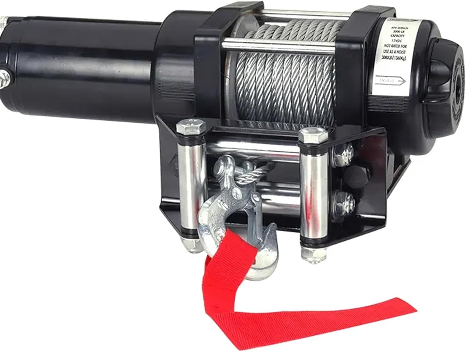 4-7/8" Winch Roller Fairlead ATV UTV Winches 4500Lbs Wire Cable Mount Accessory
