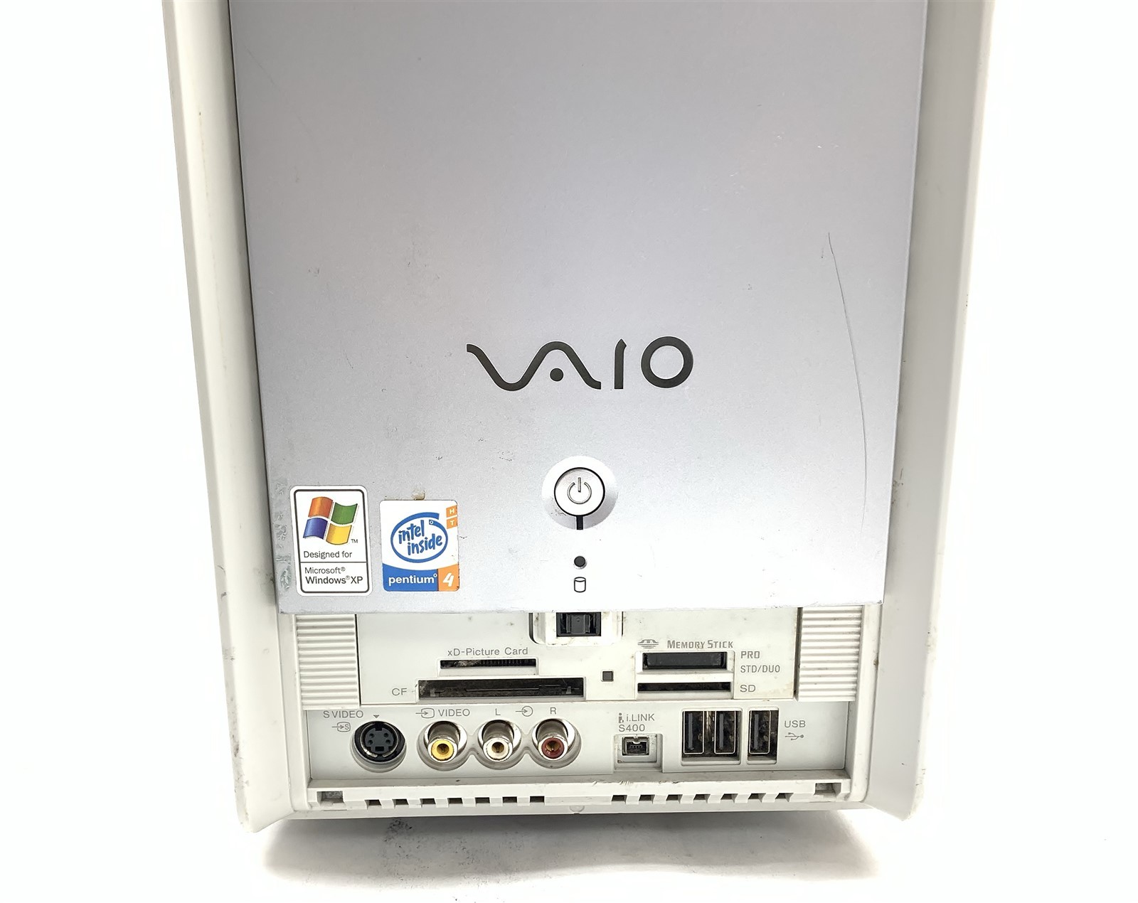 SONY VAIO PCV-C12L Pentium 4 3GHz 3GB 120GB SSD NO/OS Retro Desktop Vintage PC